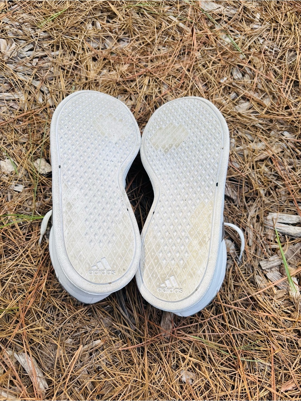 Adidas Breaknet 2.0 Women’s White Sneakers with Metallic Silver Stripes size 9.5 - Picture 10 of 11